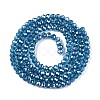 Electroplate Glass Beads Strands EGLA-A044-T2mm-A27-3