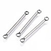 Non-Tarnish 304 Stainless Steel Links Connectors X-STAS-S117-005-1