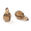 Faceted Natural Smoky Quartz Pendants G-H252-B06-2