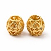Rack Plating Alloy European Beads PALLOY-A001-36MG-2