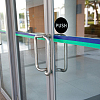 14 Sets 2 Colors PVC Self-Adhesive Push Pull Sign Stickers STIC-GL0001-07-4