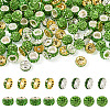 Handmade Polymer Clay Rhinestone Pave Disco Beads RB-TA0001-20A-1
