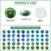 1 Bag Flatback Glass Cabochons GGLA-PH0001-56-2