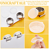 Stainless Steel & Plastic Oil Painting Cup AJEW-WH0673-02-4