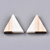Translucent Opaque Resin & Wood Cabochons CRES-N028-001A-3