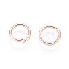 304 Stainless Steel Open Jump Rings X-STAS-O098-02RG-11-2