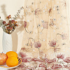 Embroidered Flowers Polyester Tulle Lace Fabric DIY-WH0449-31D-5