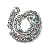 Electroplate Glass Beads Strands EGLA-J013-4x6mm-H02-3