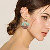 Resin & Wood Pendants RESI-CJ0002-01-8