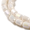 Electroplate Glass Beads Strands EGLA-D031-01J-3