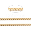 Ion Plating(IP) 304 Stainless Steel Faceted Curb Chains CHS-G027-02G-2