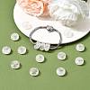 Natural Quartz Crystal European Large Hole Beads G-Q442-22-4