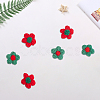 30Pcs 2 Colors Combed Cotton Ornament Accessories AJEW-CP0009-40-7