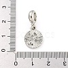 Rack Plating Alloy Enamel European Dangle Charms FIND-B034-09P-3
