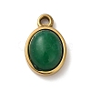 Natural Green Onyx Agate(Dyed & Heated) Pendants STAS-R009-04G-04-1