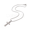 Non-Tarnish 304 Stainless Steel Snake Chain Necklaces NJEW-JN04190-1