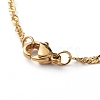 304 Stainless Steel Singapore Chain Necklaces NJEW-JN02662-03-3