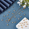 400Pcs Brass Bead Tips KK-BBC0001-18-5