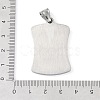 304 Stainless Steel Pendants STAS-O008-01K-3