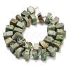 Natural Green Opal Beads Strands G-L642-H03-01-3