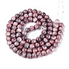 Baking Paint Glass Beads Strands DGLA-N016-10mm-04-2