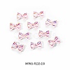 Electroplated Bowknot Resin Cabochons MRMJ-R128-16I-2