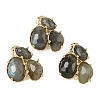Natural Labradorite Links connectors G-E526-28F-1