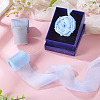 3 Rolls 3 Colors Wrinkle Polyester Ribbon OCOR-TA0002-98A-8