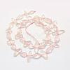 Natural Rose Quartz Beads Strands G-L464-32-3