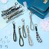 12Pcs 6 Colors Polyester & Spandex Parachute Cord Pendant Decorations HJEW-SZ00128-5