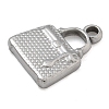 Anti-Tarnish 304 Stainless Steel Charms STAS-M084-01C-P-2