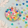 100Pcs 10 Colors Transparent Acrylic Beads FACR-YW0001-02-5