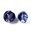 Vintage Handmade Porcelain Wrinkle Beads PORC-Q006-09H-2