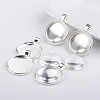 25mm Transparent Clear Domed Glass Cabochon Cover for Alloy Photo Pendant Making DIY-F007-14S-RS-1