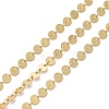 Yellow Gold Filled Flat Round Link Chains CHC-M023-18G-1
