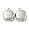 Non-Tarnish 304 Stainless Steel Charms STAS-L022-020P-1