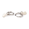 304 Stainless Steel Huggie Hoop Earrings EJEW-JE04404-02-3