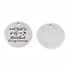 Non-Tarnish 201 Stainless Steel Pendants LS-STAS-T064-38P-4-1