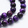 Natural Tiger Eye Beads Strands G-F561-8mm-B03-3