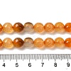 Dyed & Heated Natural Dragon Veins Agate Beads Strands G-P539-A01-19-5
