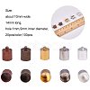 Brass Cord Ends KK-PH0034-99-2