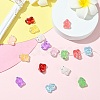 16Pcs 8 Colors Transparent Glass Enamel Beads GLAA-CJ0002-66-6