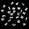 6Pcs 925 Sterling Silver Hollow Initial Beads STER-TA0001-53V-4