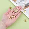 Rack Plating Brass Spring Clasps KK-D399-B-G-NF-5