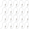80Pcs Eco-Friendly Plastic Earring Hooks STAS-SC0008-18-1