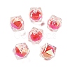 UV Plating Opaque Acrylic Beads OACR-S142-05-2