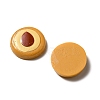 Opaque Resin Biscuits Cabochons RESI-WH0035-41G-2