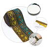 2Rolls 2 Colors Ethnic Style Embroidery Polyester Ribbons OCOR-GA0001-11-5