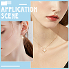 14Pcs Brass Micro Pave Cubic Zirconia Pendants KK-BBC0028-17-5