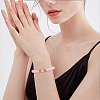 10Pcs 10 Style Handmade Polymer Clay Heishi Beaded Stretch Bracelets Set with Heart BJEW-SW00036-02-7